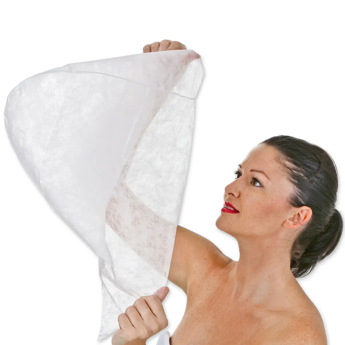 Schminkschutzhaube für Brautkleider