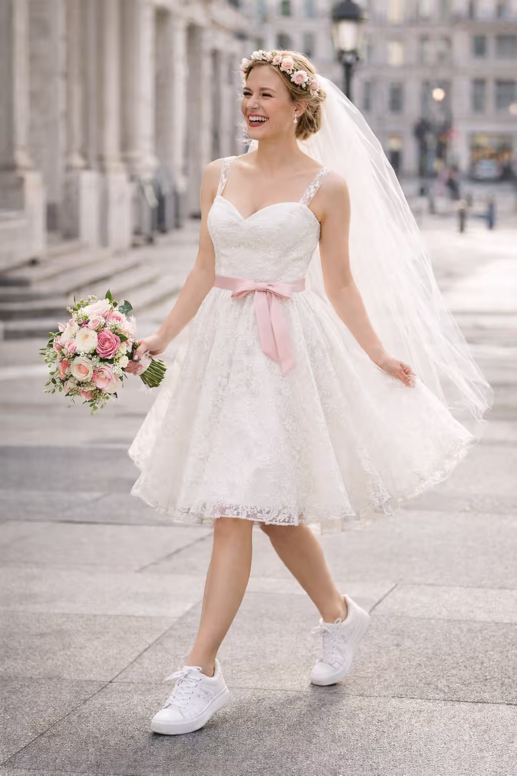 Kleid, Blumenstrauß, Formelle Kleidung, Hochzeitskleid