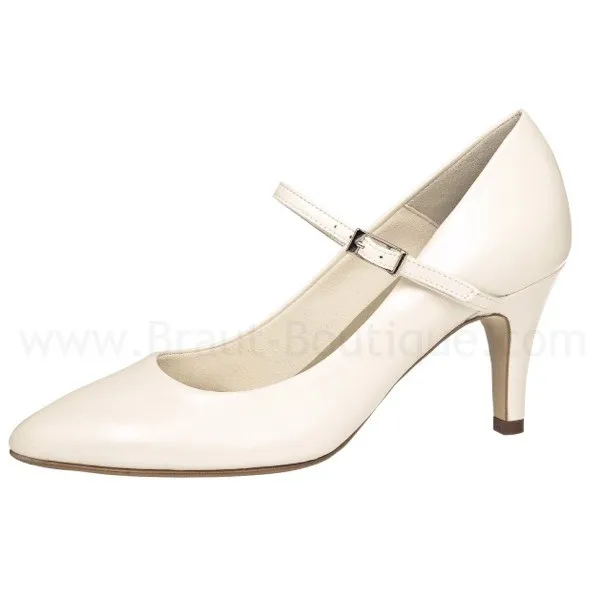 Brautschuh Bettine perle (creme) Fiarucci Bridal