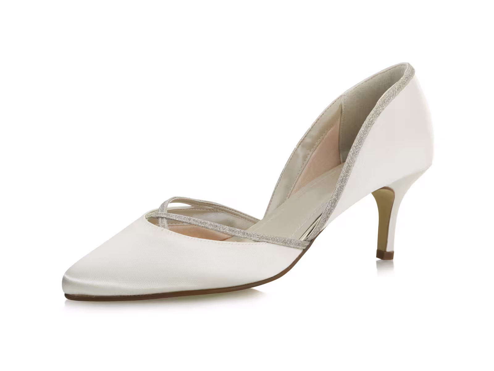 Brautschuh Teddie ivory (creme)