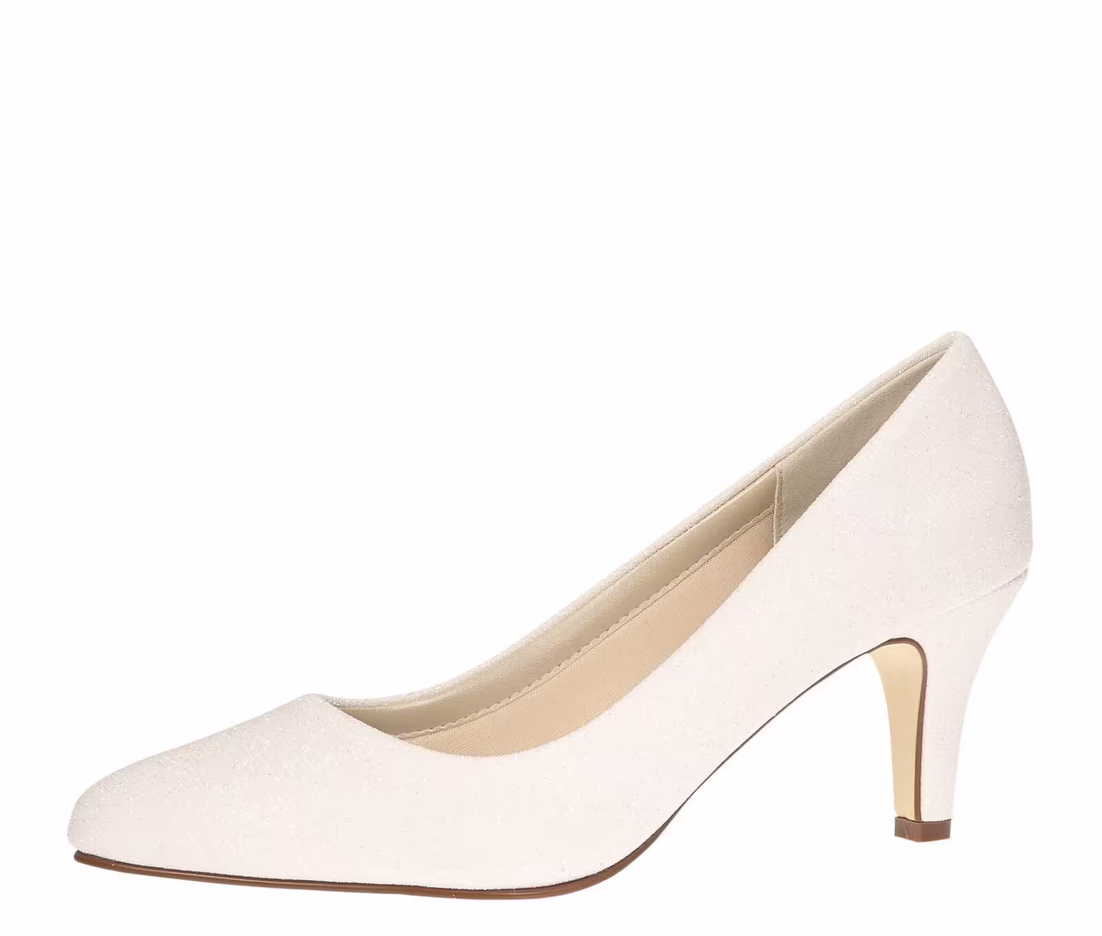 Brautschuh Brooke off-white metallic