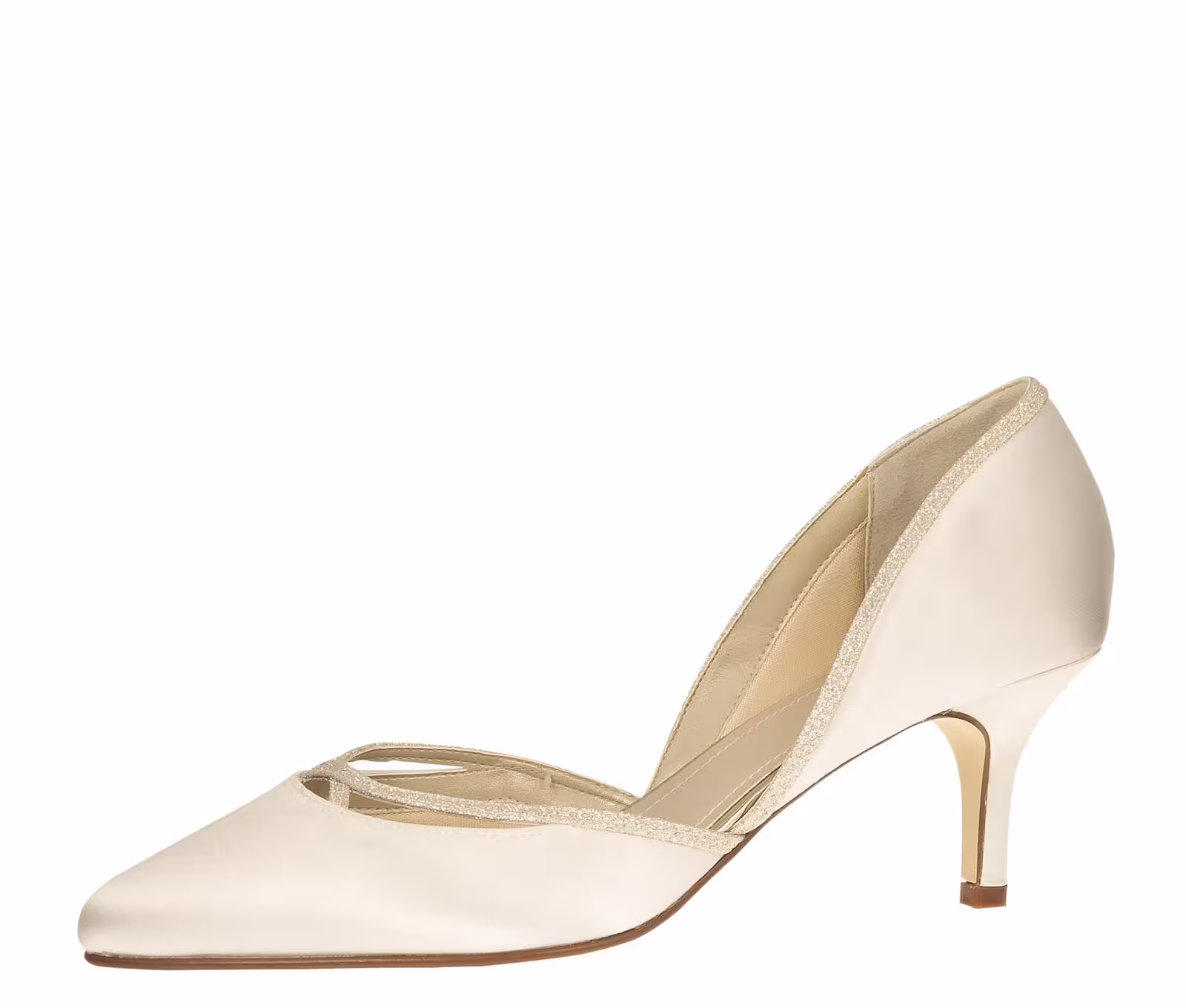 Brautschuh Teddie ivory (creme)