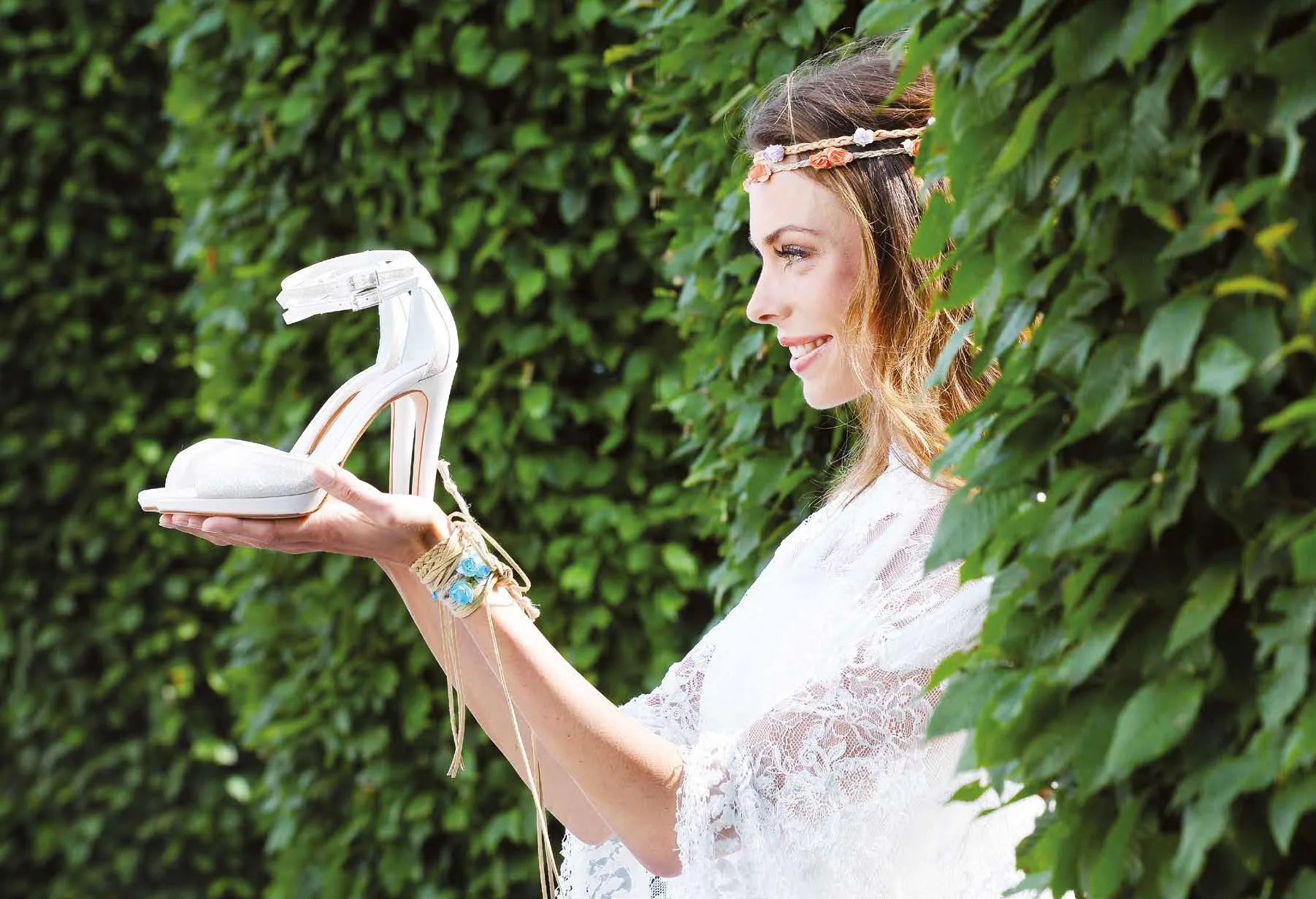 Brautschuh Noralie perle