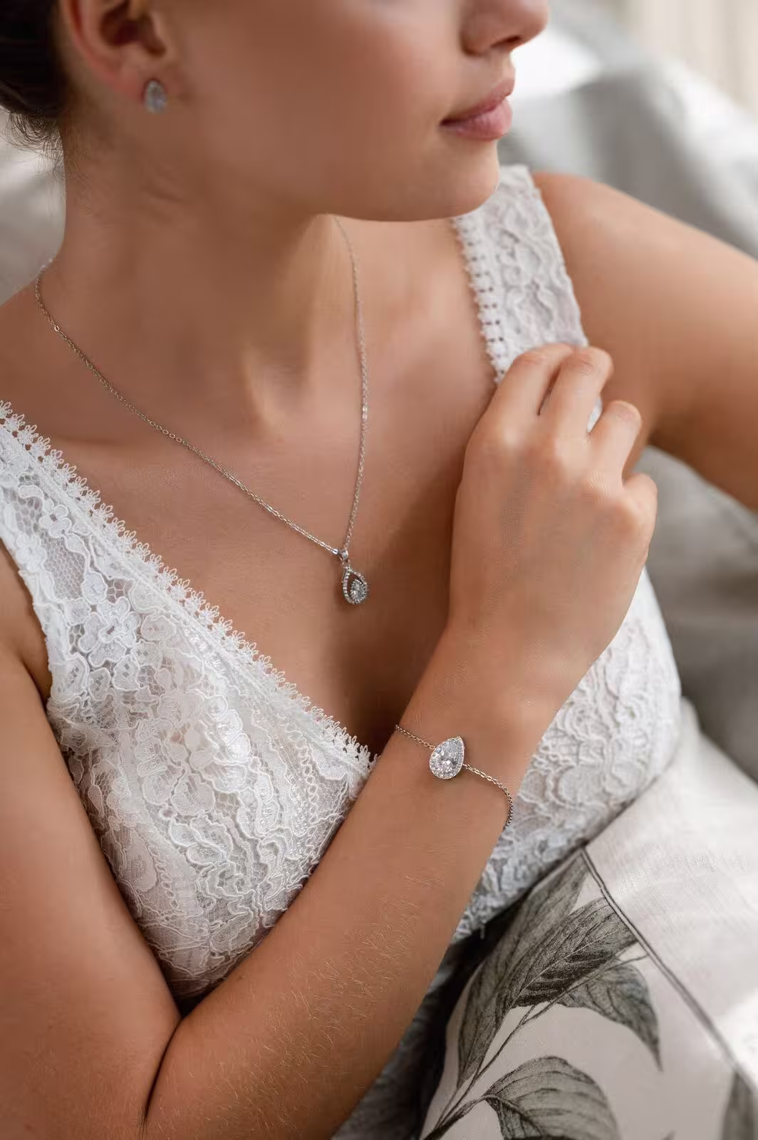 Brautarmband Ebba | Silber