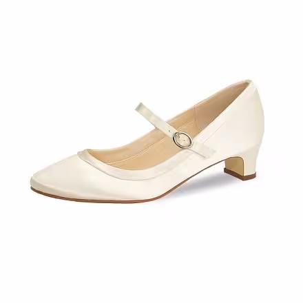 Brautschuh Larissa ivory (creme)