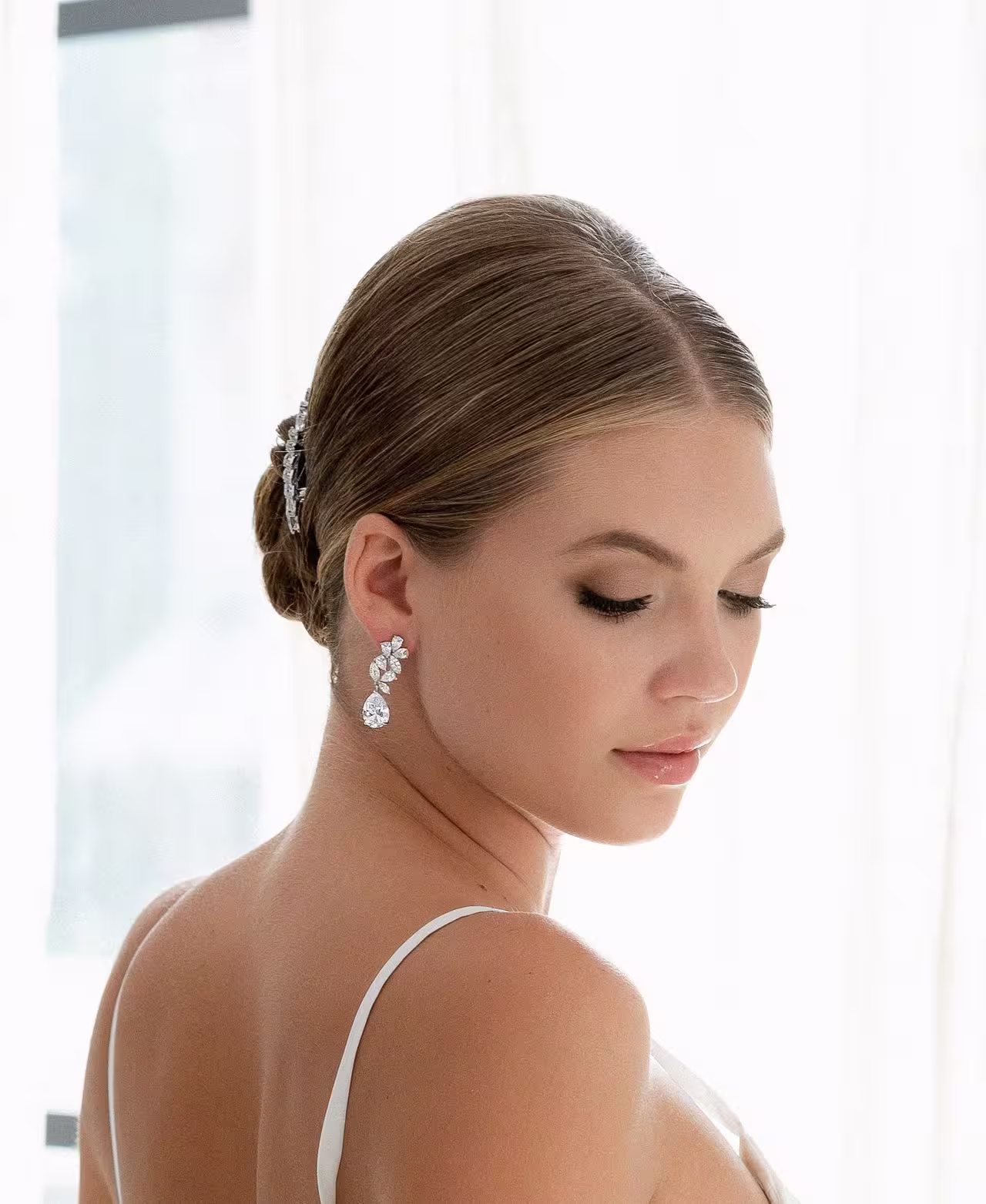 Brautohrringe Julia | Silver
