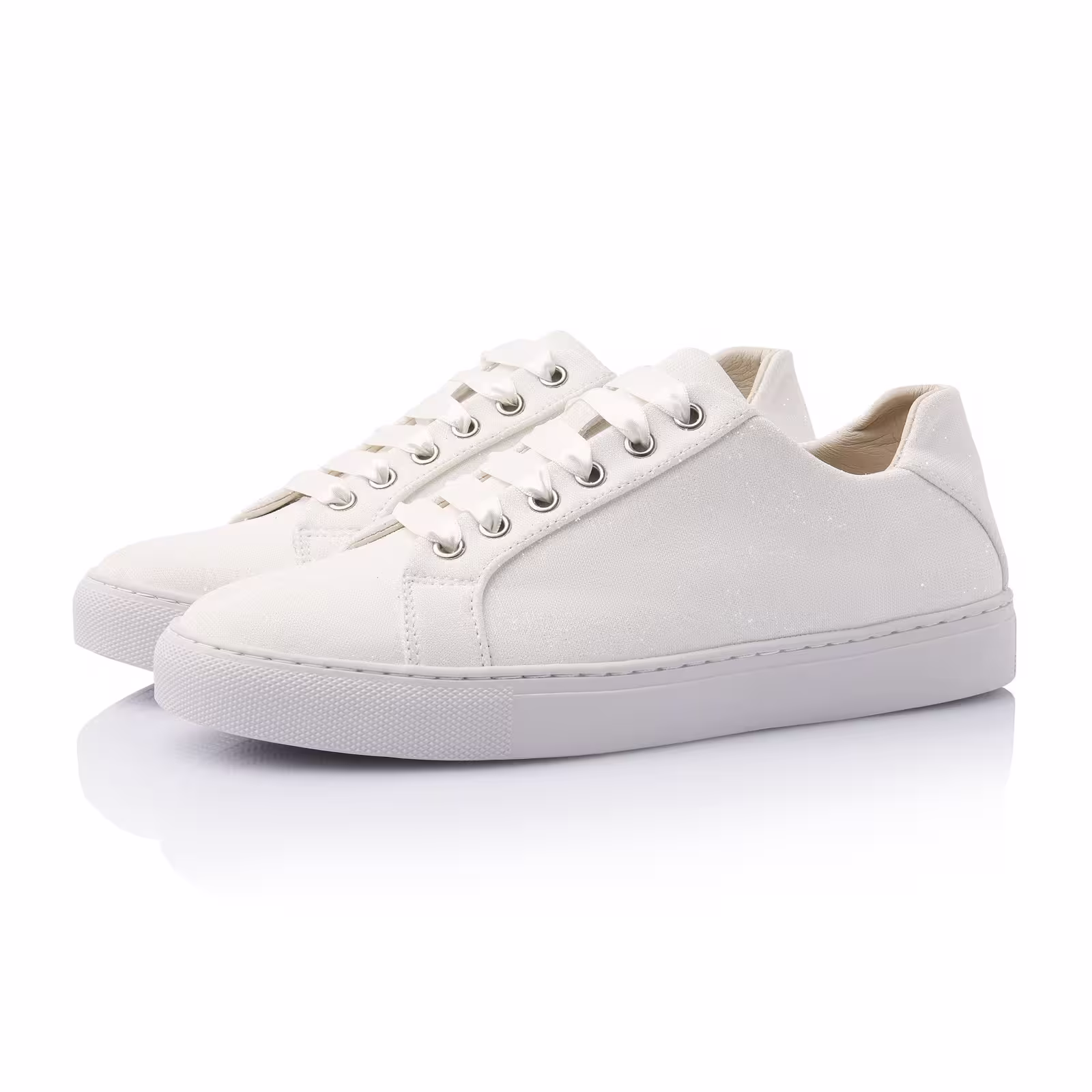 Lysette Off-White Metallic Sneakers