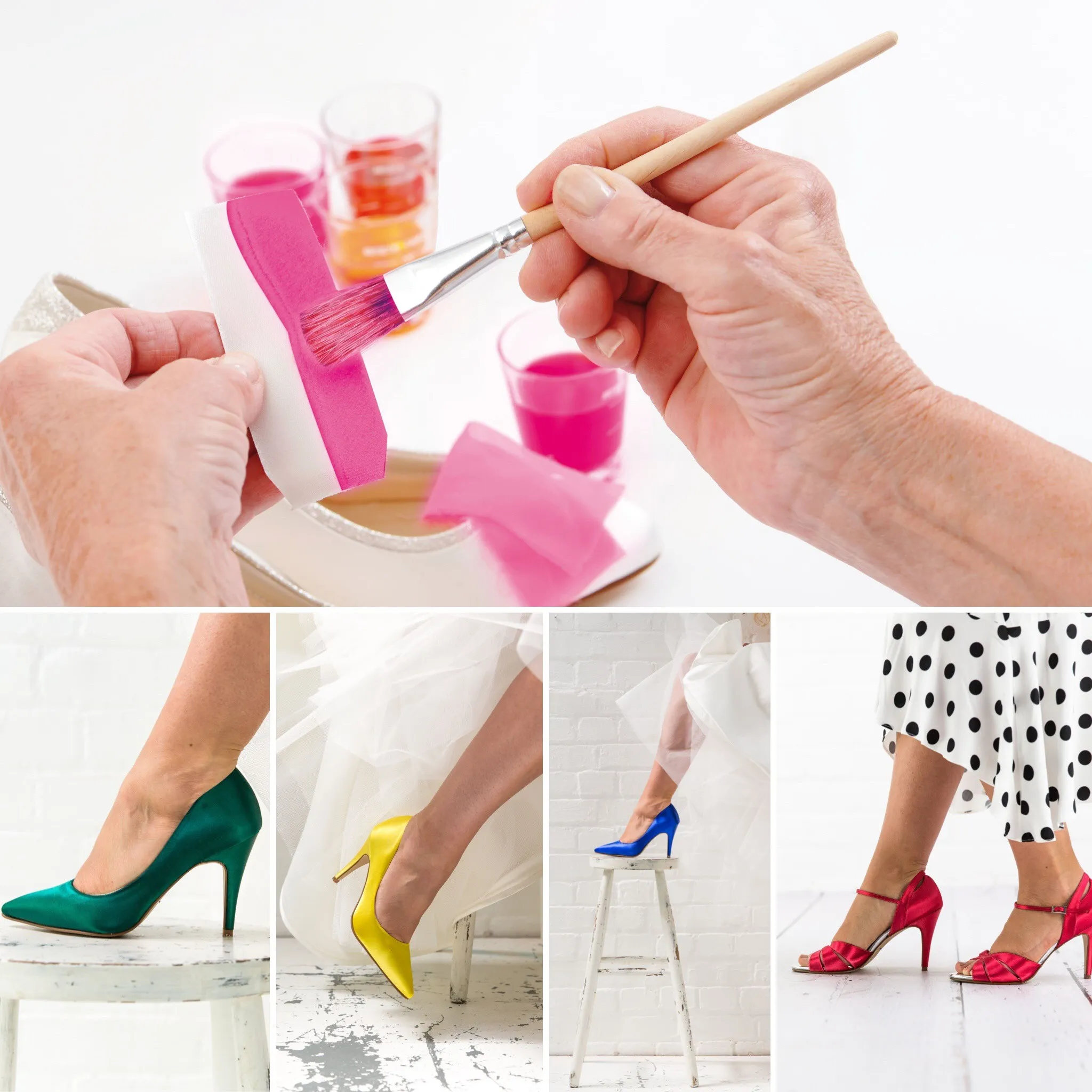 Rainbow Club Brautschuhe färben – Färbeservice für 1 Paar Brautschuhe