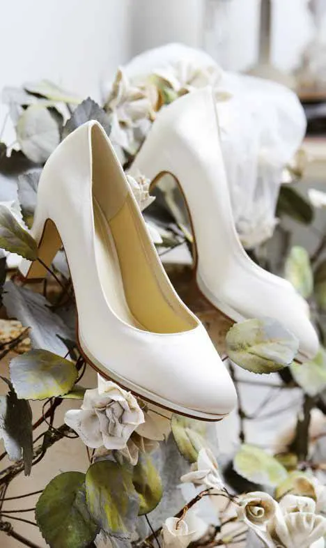 Brautschuh Grace ivory (creme)