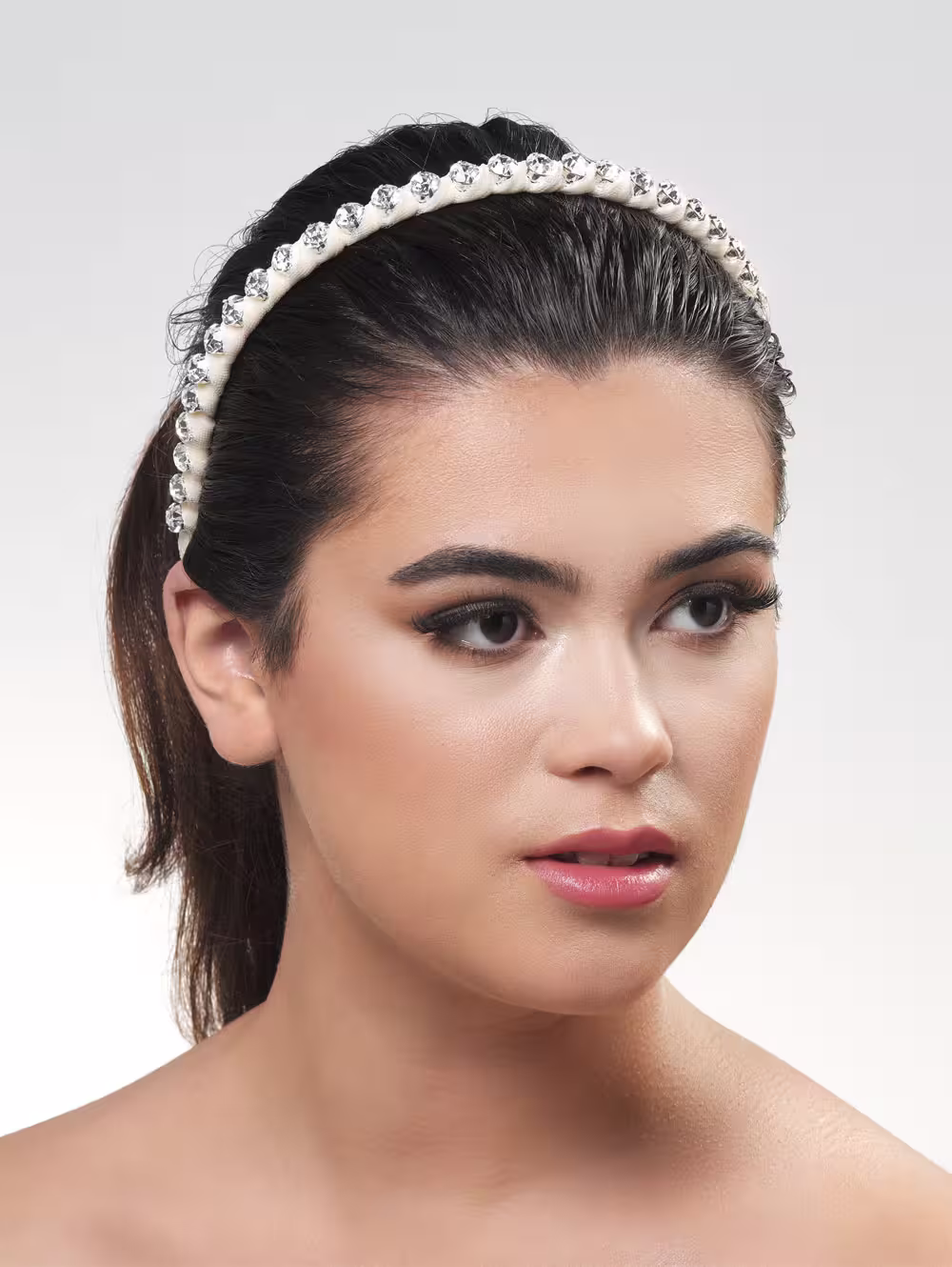 Tiara mit Strasssteinen BB-726