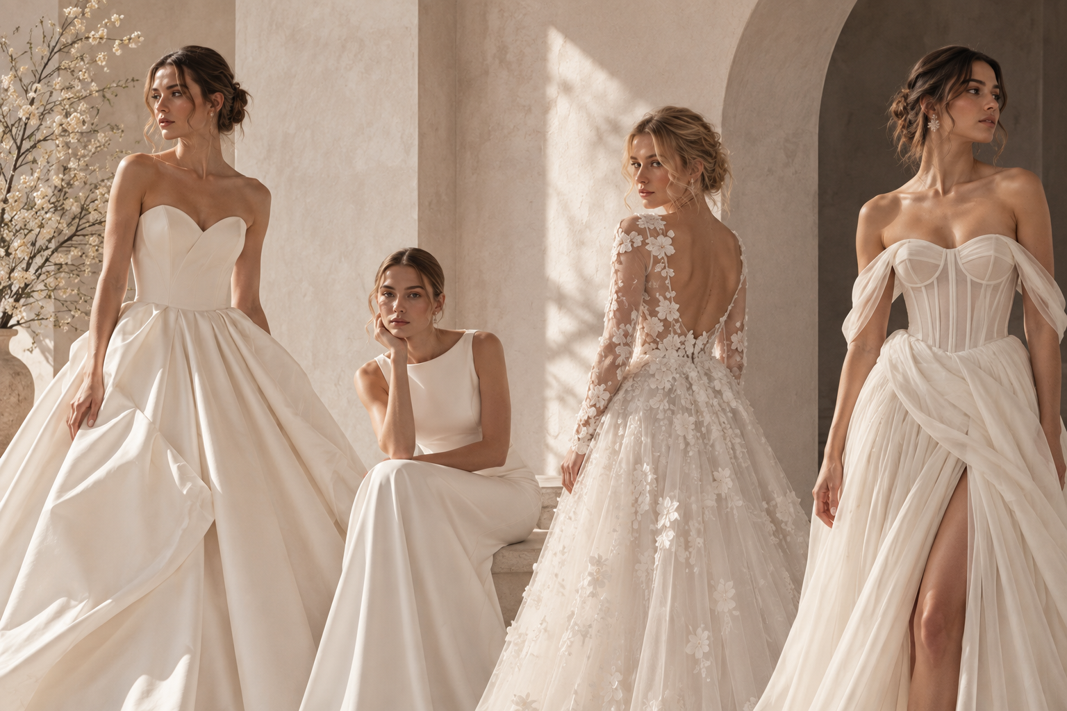 Brautkleid, Abendkleid, Ballkleid, Spitze, Tüll
