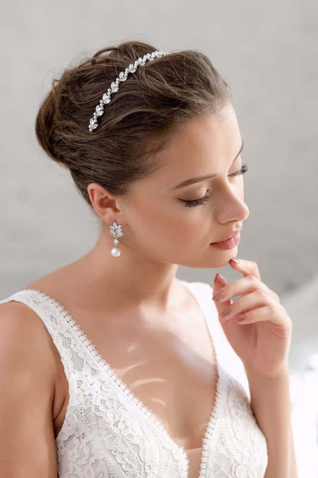 Braut-Tiara Catalina| Silber