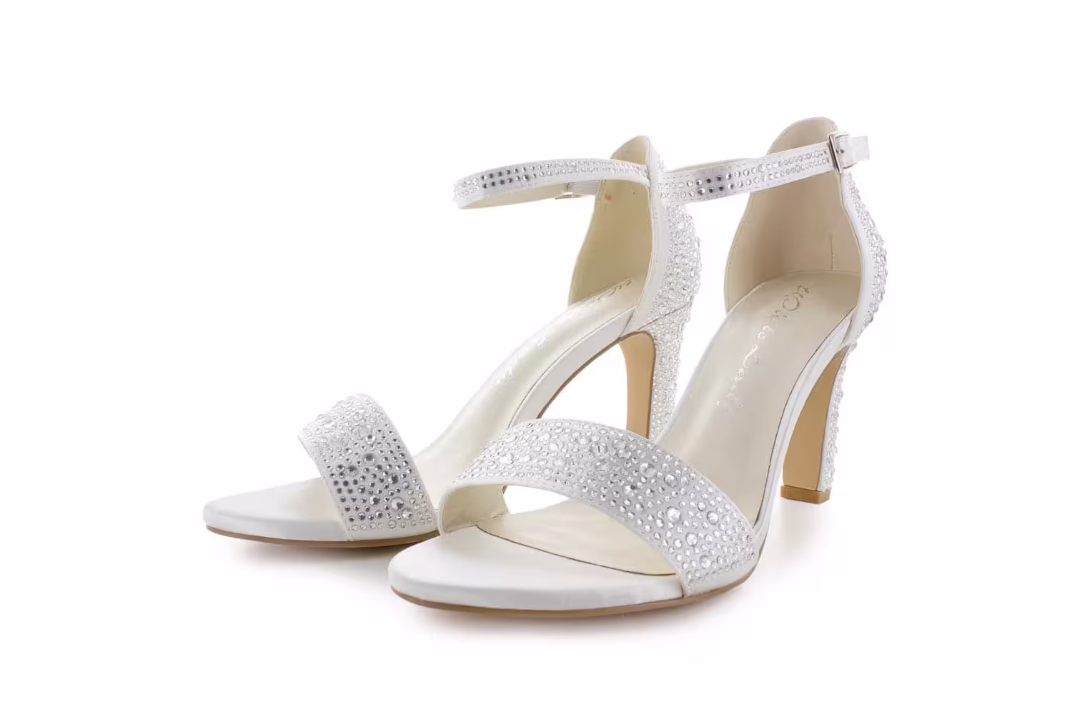 Samanta Hochzeitsschuh Satin mit Strass