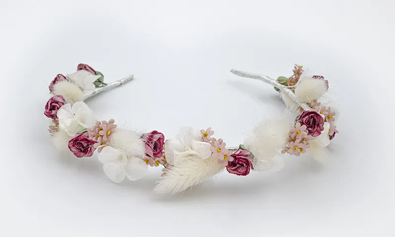 Boho Haarreif | Echtgras