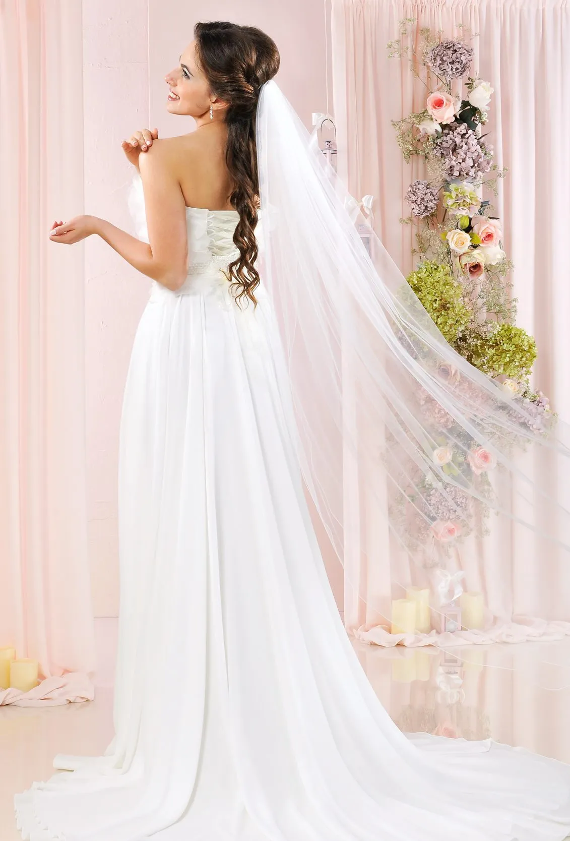 Brautschleier Grace 170cm - 350cm