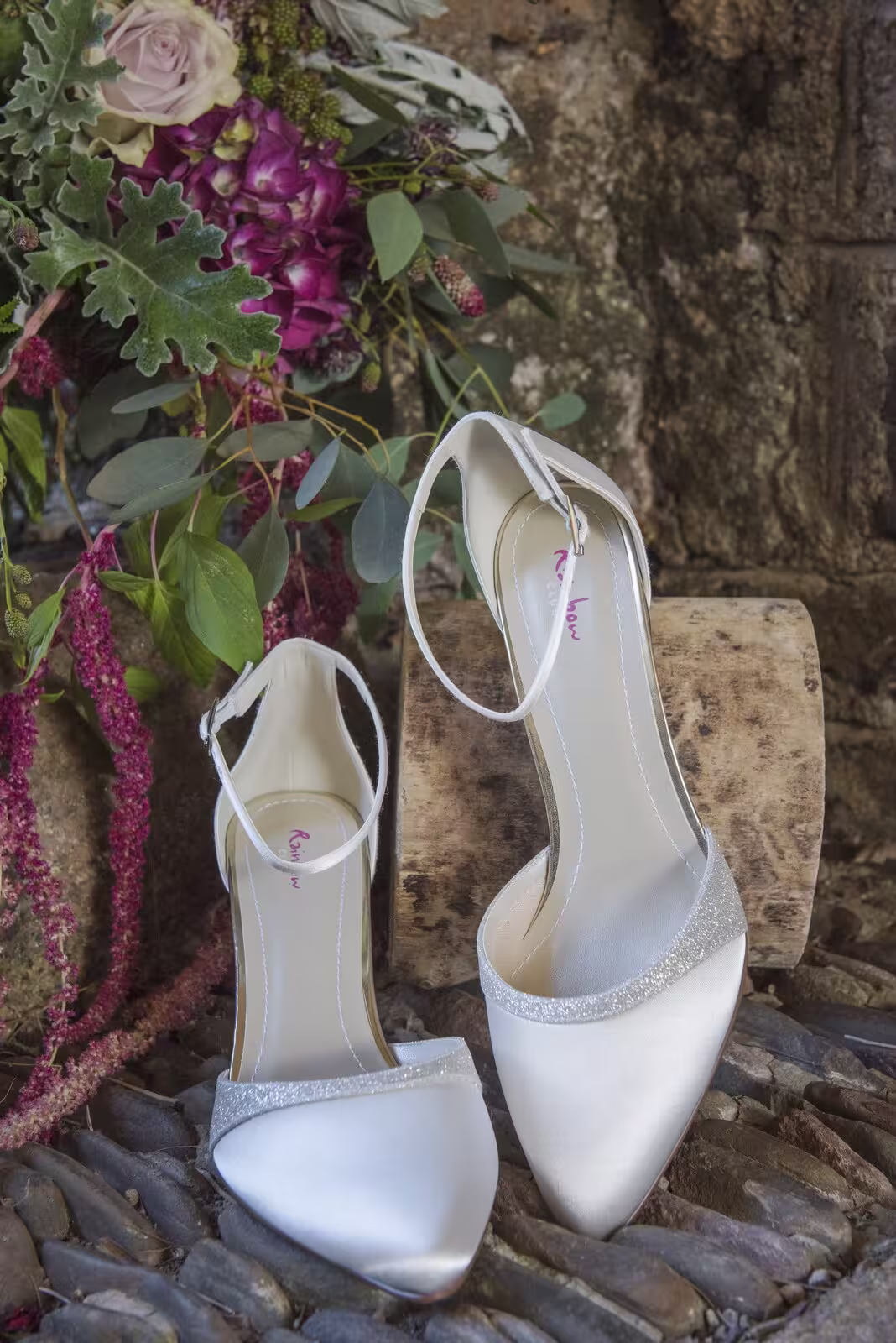 Brautschuh Lisan ivory (creme)
