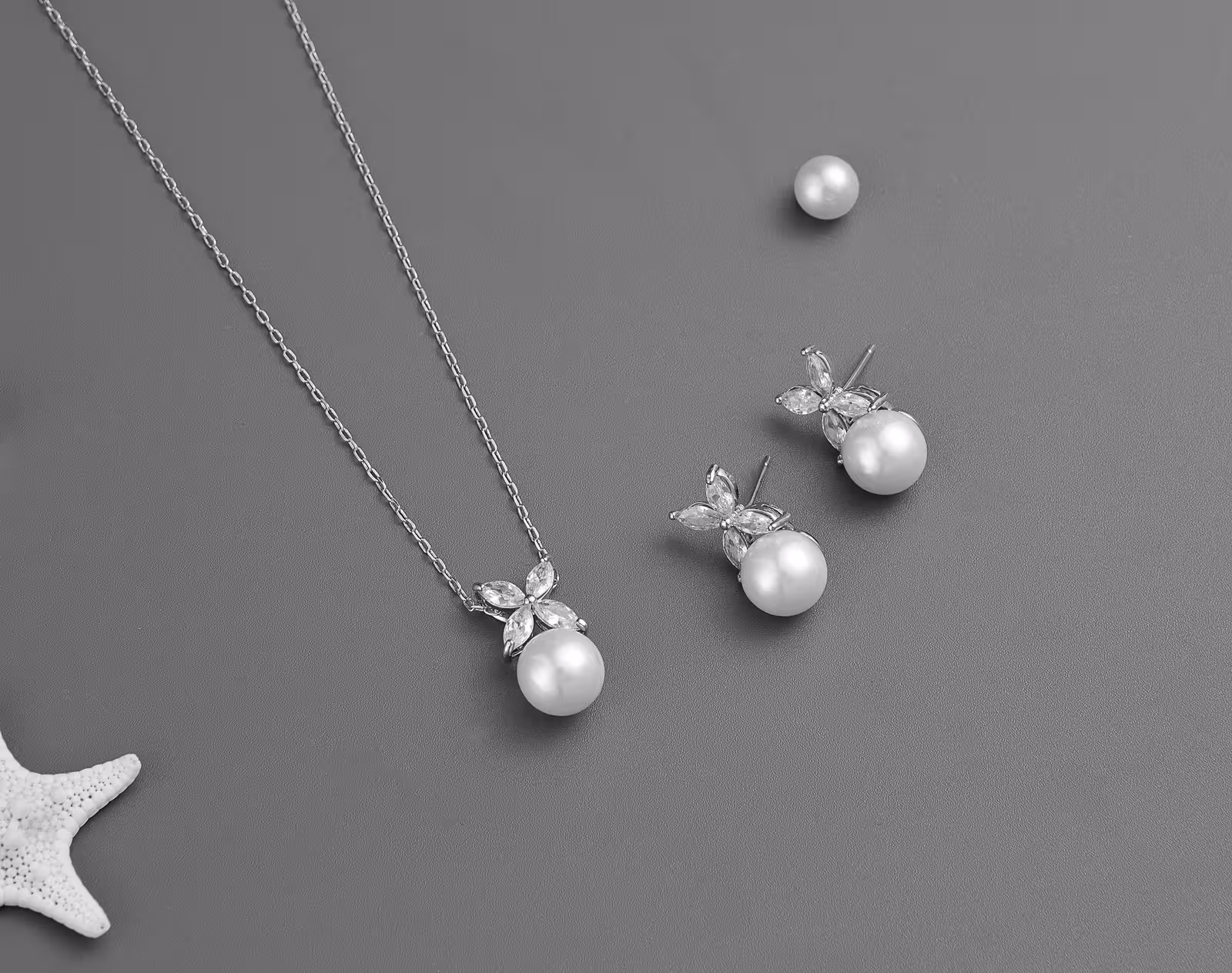 Brautschmuck Set Klara | Silber