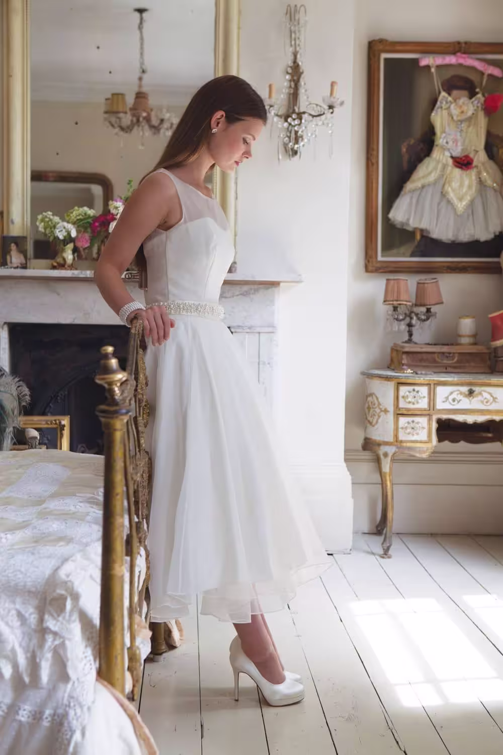 Brautschuh Cindy ivory