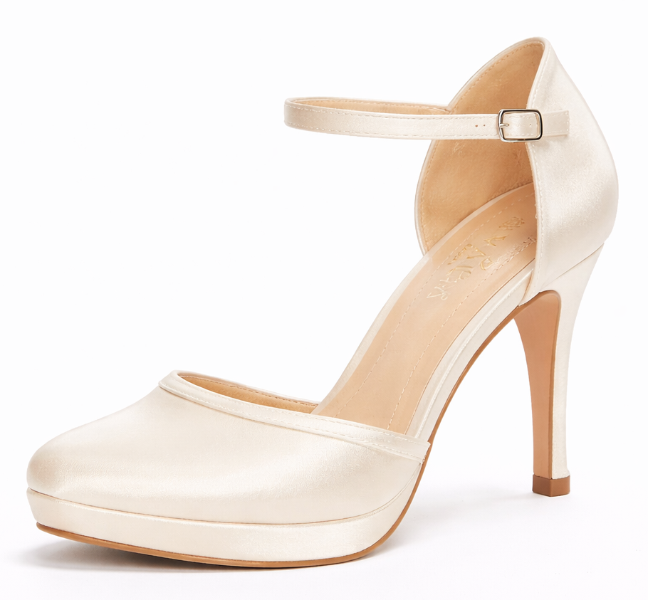 Brautschuh Dona ivory (creme)