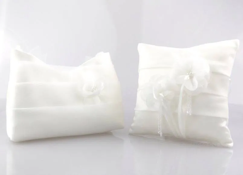 Brauttasche und Ringkissen Dakota im Set