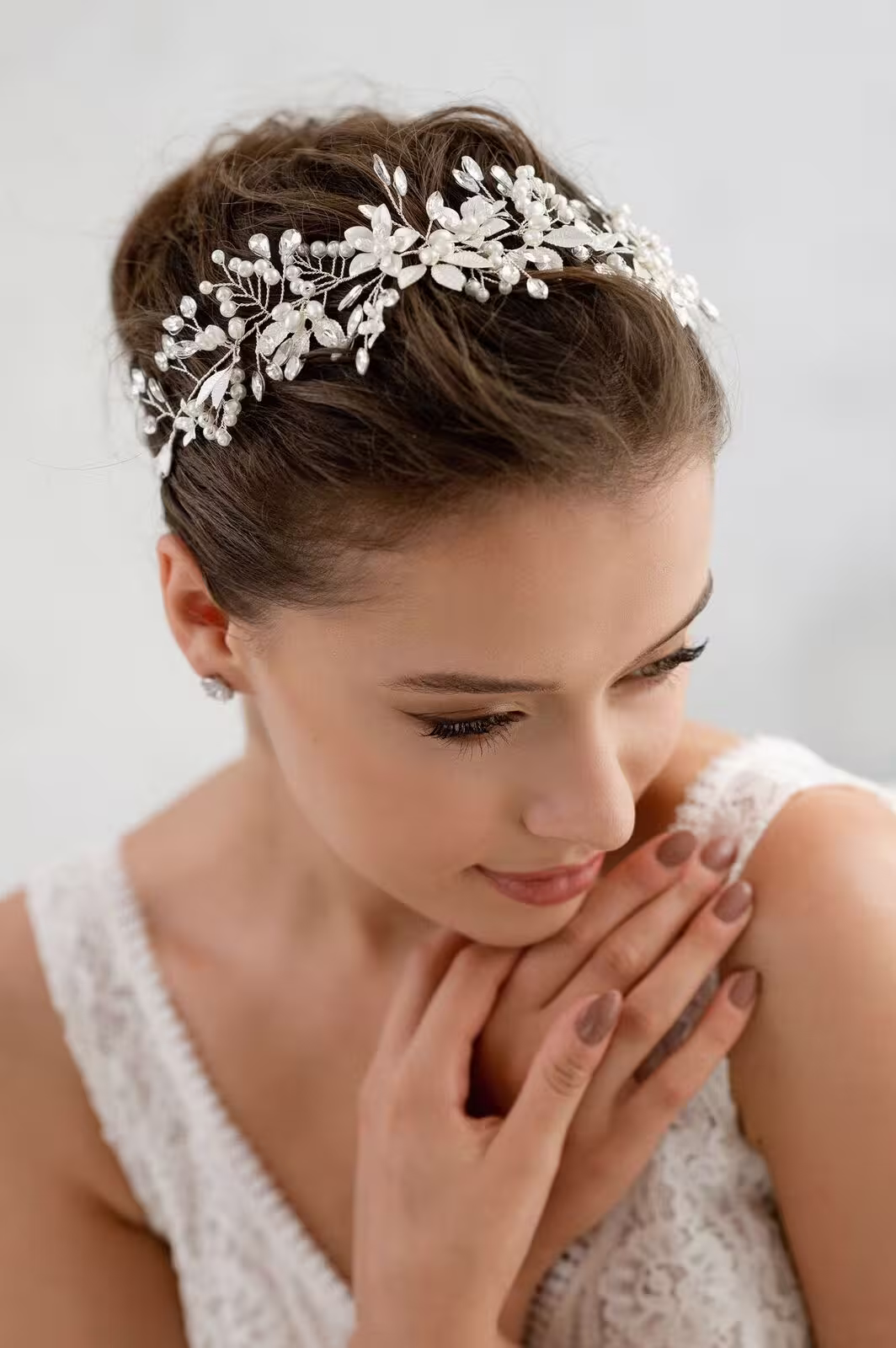 Braut-Haarband Fernanda | Silber