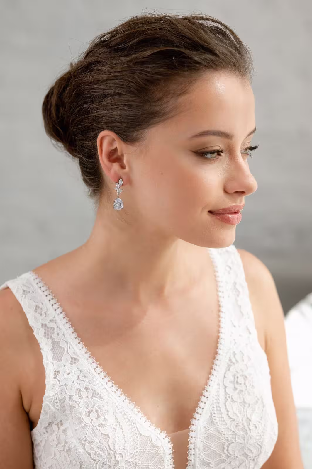 Brautohrringe Marija | Silver