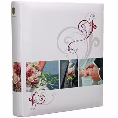Hochzeits Fotoalbum  Love Story weiss