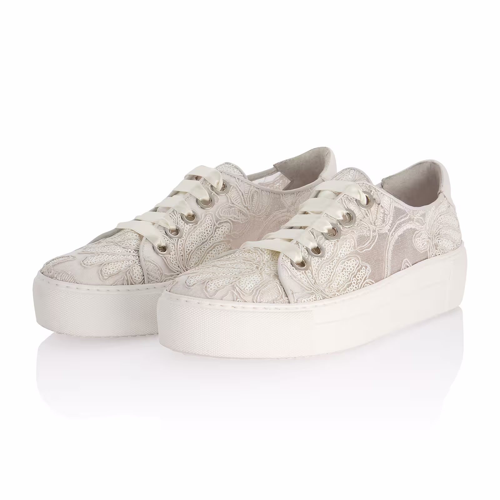 Brautsneaker Ysabel | Perle Mesh
