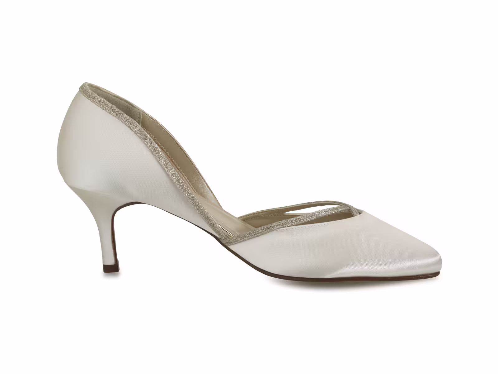 Brautschuh Teddie ivory (creme)