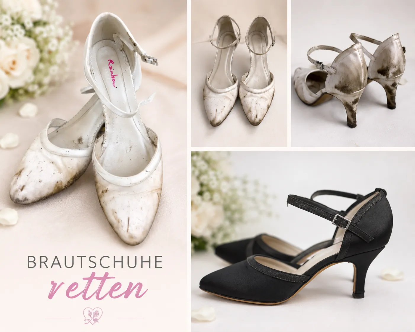 Brautschuh, Hochzeitsschuh, Patina, Schleppenschnalle, Pumps