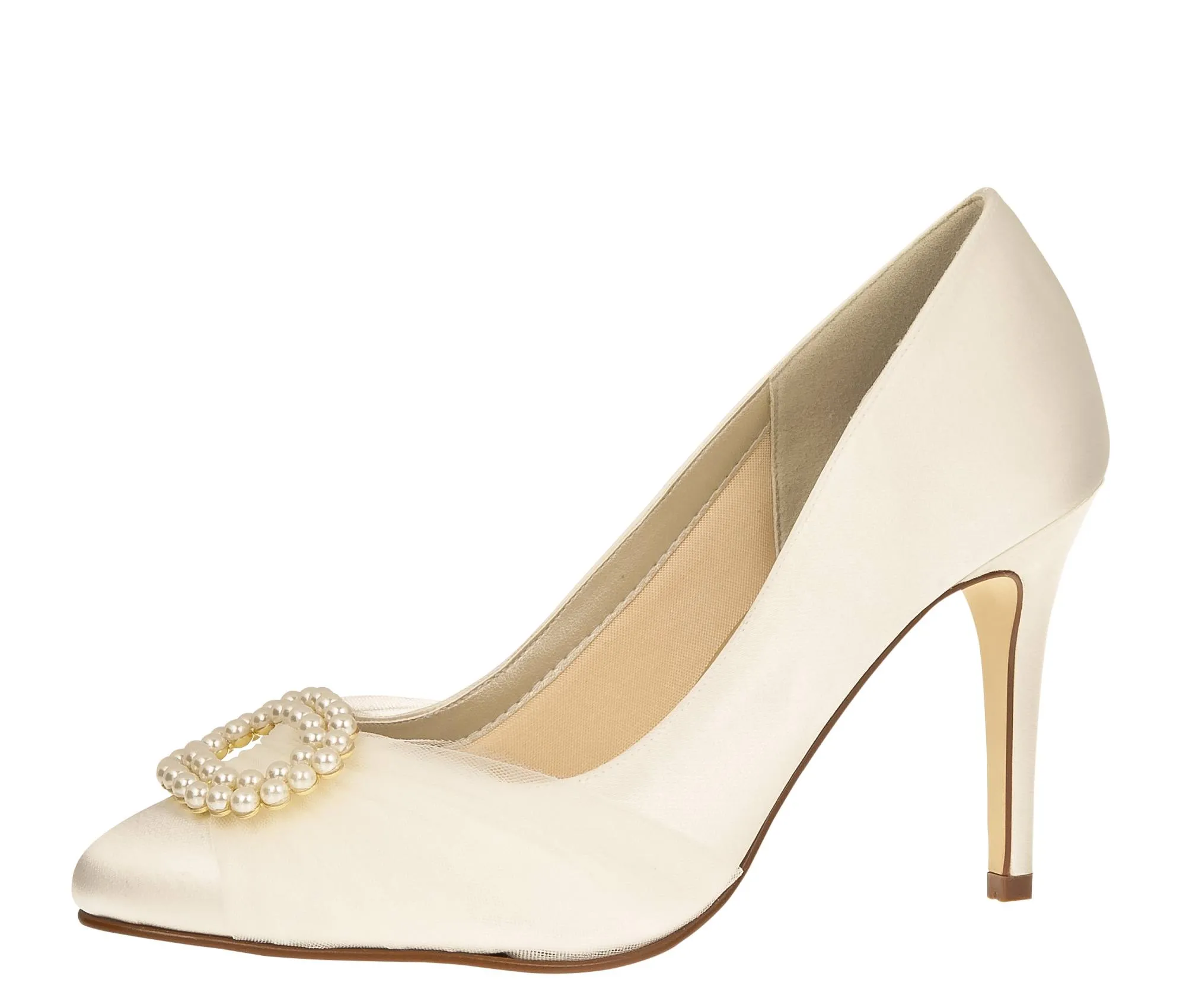 Brautschuh Beatrice ivory (creme)
