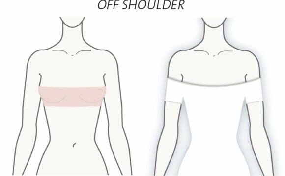 Body Tape Poirier F-06 – Zuschnitt für individuelles Dekolleté