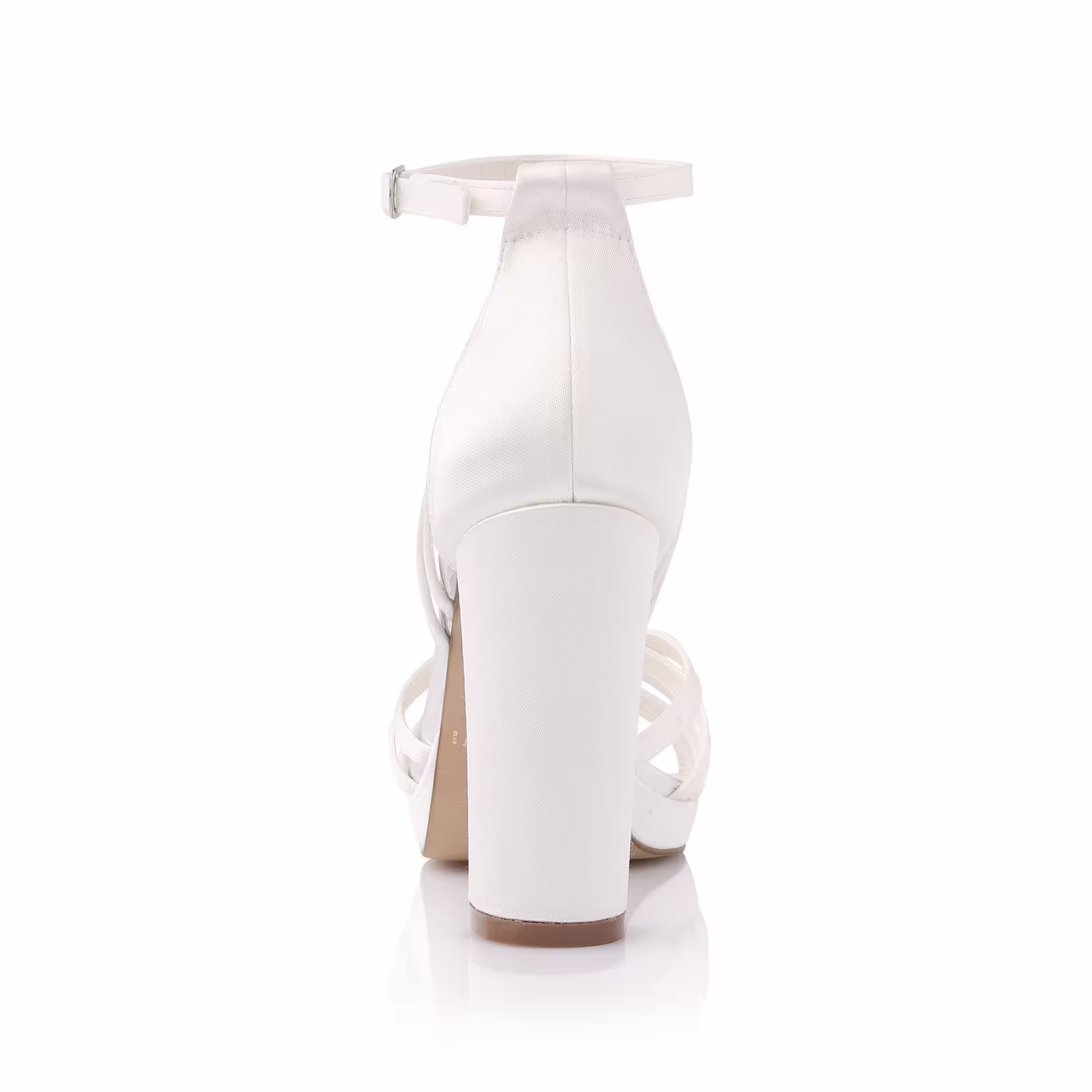 Sharona Brautsandale |  Ivory Satin
