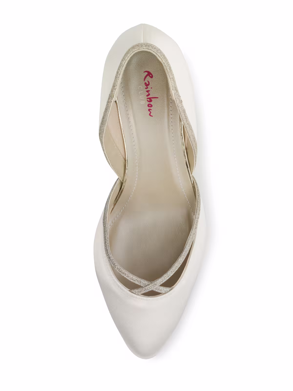 Brautschuh Teddie ivory (creme)