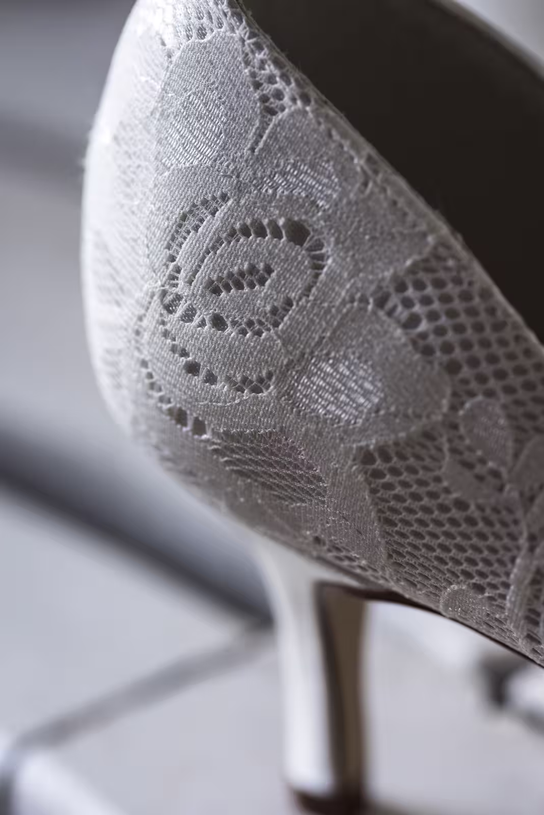 Brautschuh Wilma ivory (creme) /Lace